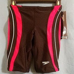 Speedo Powerflex Swim Jammer sz 26 Race 2 Tech